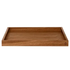 AYTM Unity dienblad vierkant walnoot, groot< Decoratieve Accessoires|Decoratieve Dienbladen