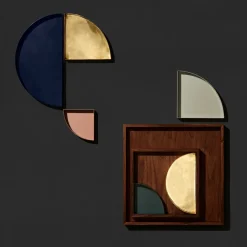 AYTM Unity dienblad vierkant walnoot, klein< Decoratieve Accessoires|Decoratieve Dienbladen