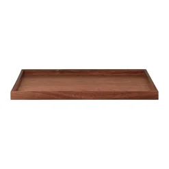 AYTM Unity square dienblad walnoot, X-Large< Decoratieve Accessoires|Decoratieve Dienbladen