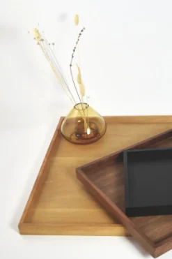 AYTM Uno lantaarn-vaas 12 cm, Amber< Kaarsenhouders & Kaarsenborden