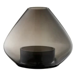 AYTM Uno lantaarn-vaas 21 cm, Zwart< Kaarsenhouders & Kaarsenborden