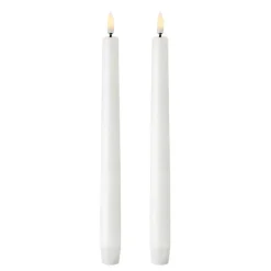 Uyuni Lighting Uyuni Led Dinerkaarsen wit 2-pack, 25,2 cm< Led-Kaarsen