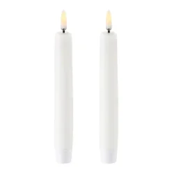 Uyuni Lighting Uyuni Led Dinerkaarsen wit 2-pack, 15,5 cm< Led-Kaarsen
