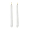 Uyuni Lighting Uyuni Led Dinerkaarsen wit 2-pack, 20,5 cm< Led-Kaarsen