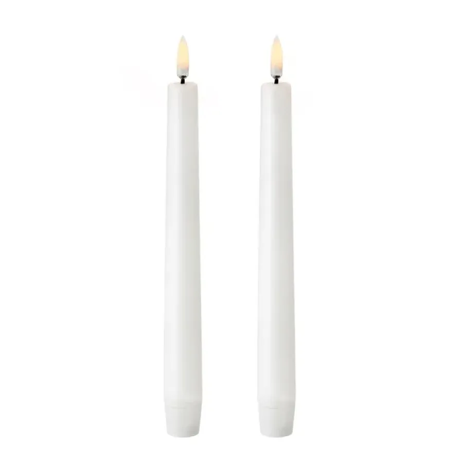Uyuni Lighting Uyuni Led Dinerkaarsen wit 2-pack, 20,5 cm< Led-Kaarsen