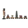 Bloomingville Vadim notenkraker decoratietrein 50 cm, Groen< Kerstdecoraties