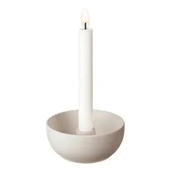 Scandi Living Valley kandelaar Ø12 cm, Beige< Kandelaars
