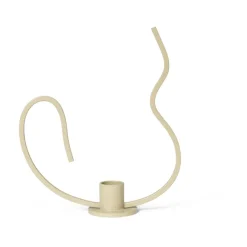 Ferm Living Valse kandelaar low, Cashmere< Kandelaars