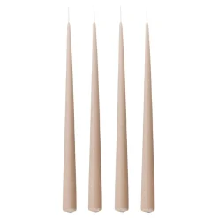 Bloomingville Velvet kaarsen 4-pack , Grijs< Kaarsen