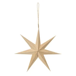 Broste Copenhagen Venice houten ster Ø20 cm, Natural< Kerstdecoraties