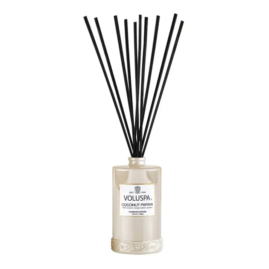 Voluspa Vermeil geurstokjes 177 ml, Coconut Papaya< Geurkaarsen & Aroma Diffusers