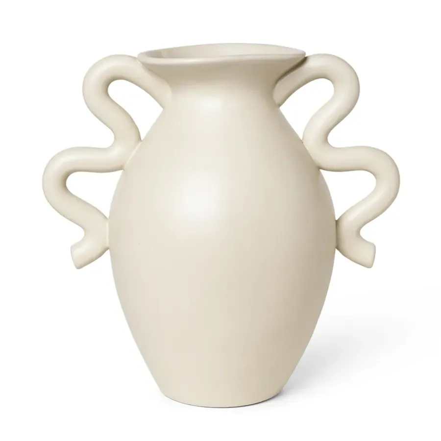 Ferm Living Verso vaas 27 cm, Cream< Vazen