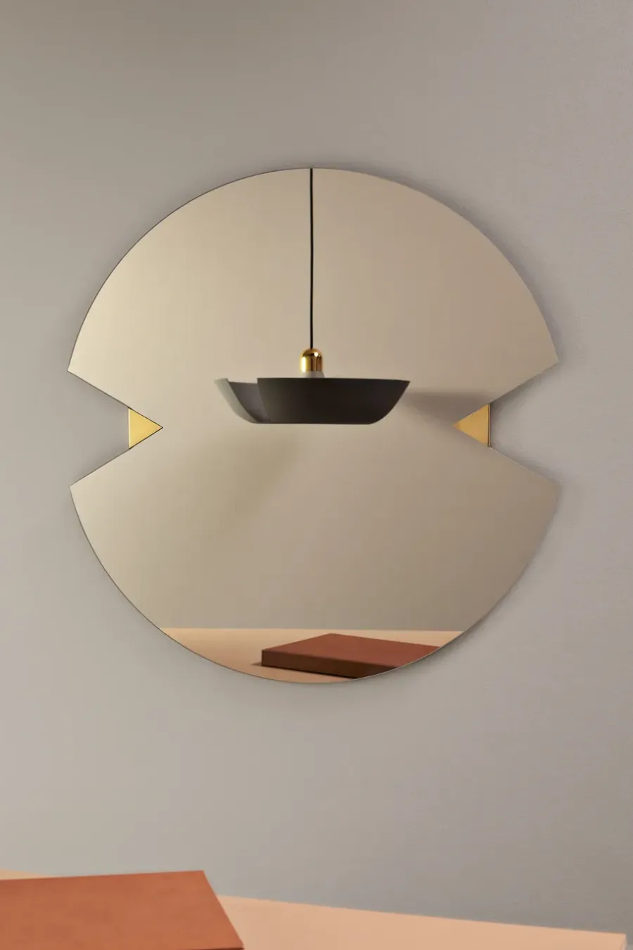 AYTM Verto spiegel Ø70 cm, Zwart< Ronde Spiegels|Wandspiegels