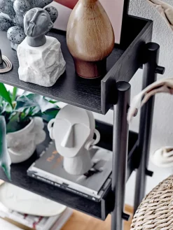 Bloomingville Vesla decoratie 8,5 cm, Zwart< Sculpturen & Porseleinen Beelden