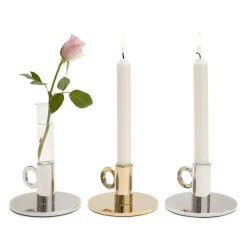 KLONG Vesper kandelaar, aluminium< Kandelaars