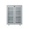 1898 Vidja lage vitrinekast, grey< Kasten & Vitrines