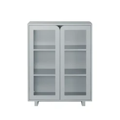 1898 Vidja lage vitrinekast, grey< Kasten & Vitrines