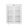 1898 Vidja lage vitrinekast, White< Kasten & Vitrines