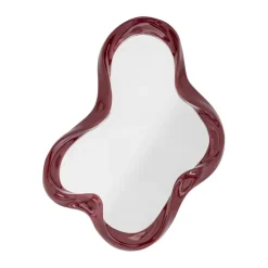 Bloomingville Violeta wandspiegel 47x61,5 cm, Rood< Wandspiegels