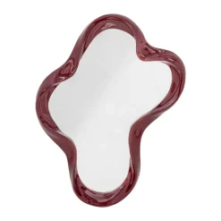 Bloomingville Violeta wandspiegel 47x61,5 cm, Rood< Wandspiegels