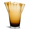 Sagaform Viva vaas groot 24,5 cm, Amber< Vazen
