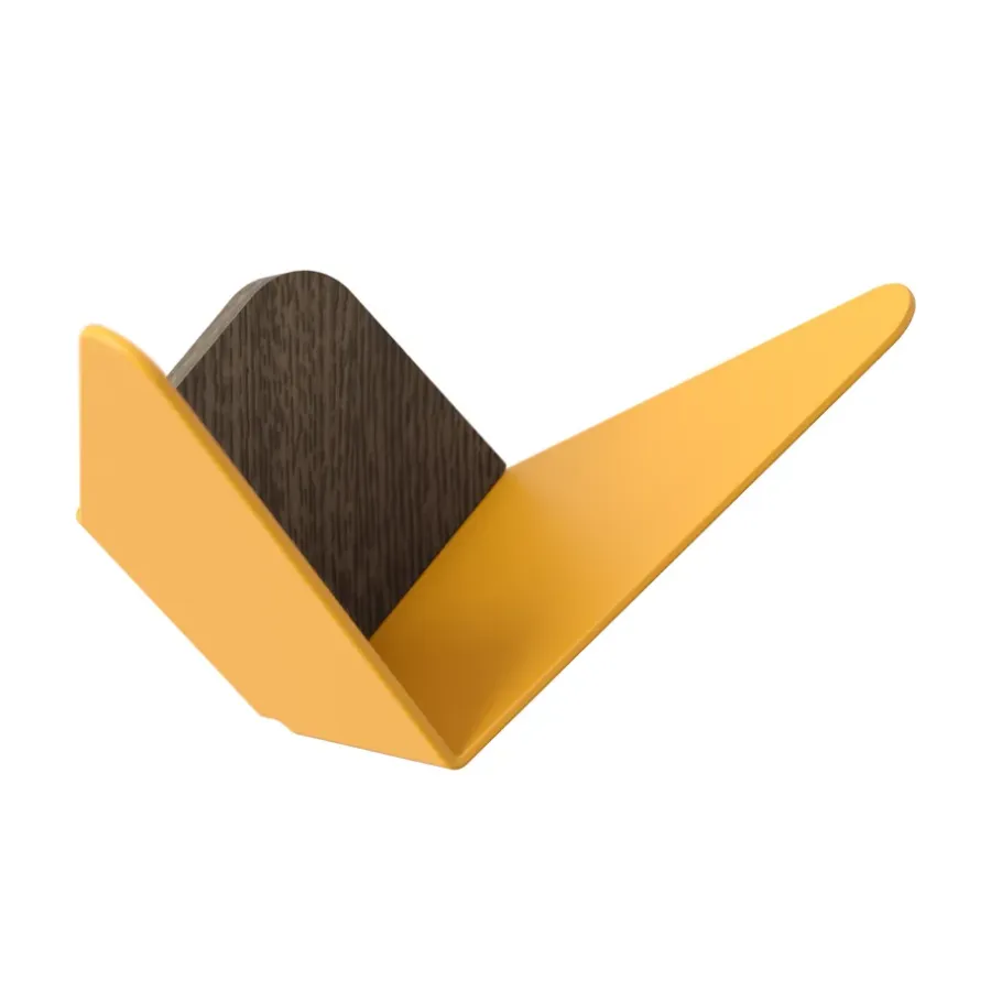 Umage Vlinder haakje medium, Saffraangeel< Haken & Hangers