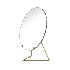 MOEBE Vloerspiegel Ø20 cm, Brass< Tafelspiegels