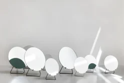 MOEBE Vloerspiegel Ø20 cm, Brass< Tafelspiegels
