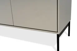 Mavis Volt dressoir 80x148 cm, Beige-zwart< Ladekasten & Dressoirs