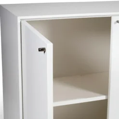 Mavis Volt dressoir 80x148 cm, Witlak< Ladekasten & Dressoirs