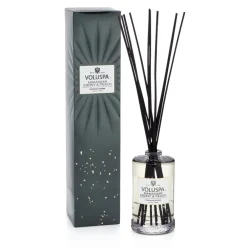 Voluspa geurstokjes 192 ml, Makassar Ebony & Peach< Geurkaarsen & Aroma Diffusers