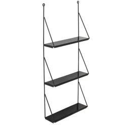 Bloomingville Walter rek metaal, Zwart< Planken & Planksystemen