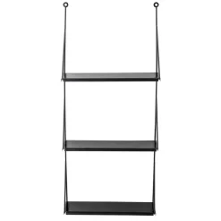 Bloomingville Walter rek metaal, Zwart< Planken & Planksystemen