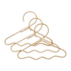 Ferm Living Wavi kledinghanger 3-pack, Natural< Kapstokken & Hangrekken|Haken & Hangers