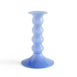 HAY Wavy kandelaar medium 14 cm, Jade light blue< Kandelaars