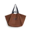 HAY Weekend Bag Organic tas L, Milk chocolate< Opbergmanden