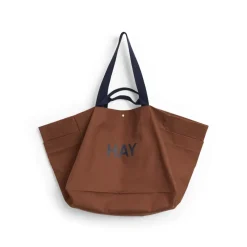 HAY Weekend Bag Organic tas L, Milk chocolate< Opbergmanden