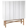 A2 White Cabinet kastje, eikenhout< Kasten & Vitrines