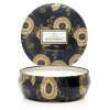 Voluspa 3-wick in a tin kaars 60 uur, Moso Bamboo< Geurkaarsen & Aroma Diffusers