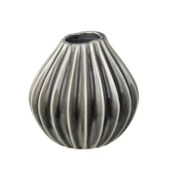 Broste Copenhagen Wide vaas - smoked pearl, S. 15 cm.< Vazen