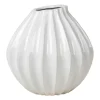 Broste Copenhagen Wide vaas ivory, 25 cm< Vazen