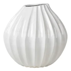 Broste Copenhagen Wide vaas ivory, 40 cm< Vazen