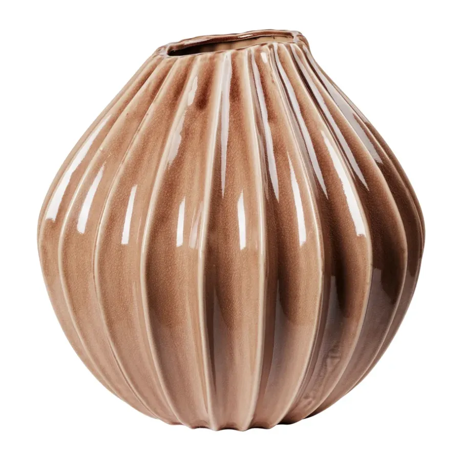 Broste Copenhagen Wide vaas M 25 cm, Fawn< Vazen
