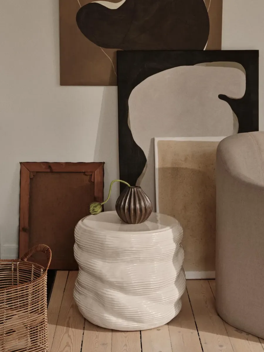 Broste Copenhagen Wide vaas S 15 cm, Brown< Vazen
