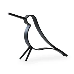 Cooee Design Woody Bird groot, Zwart gebeitst eikenhout< Paasdecoratie|Houten Beelden