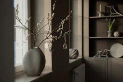Cooee Design Woody Bird klein, White< Houten Beelden