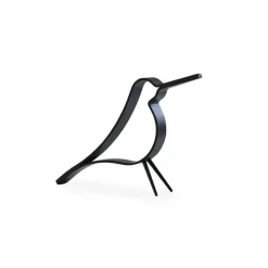 Cooee Design Woody Bird klein, Zwart gebeitst eikenhout< Paasdecoratie|Houten Beelden