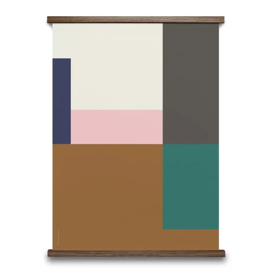 Paper Collective Wrong Geometry poster, model 03. 50 x70 cm.< Posters