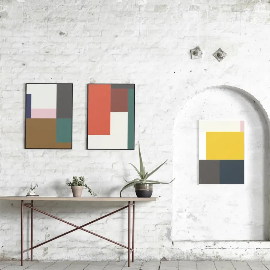 Paper Collective Wrong Geometry poster, model 03. 50 x70 cm.< Posters