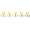 SMD Design Y kapstok, wit-geel< Haken & Hangers